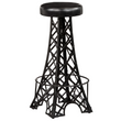 vidaXL Bar Stools 2 pcs Real Leather