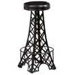 vidaXL Bar Stools 2 pcs Real Leather